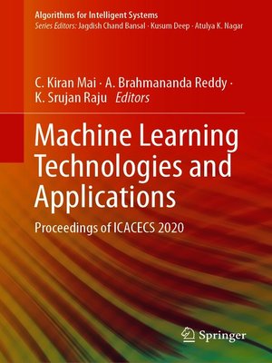 cover image of Machine Learning Technologies and Applications